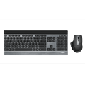 Rapoo 9900M Multi-Device (Bluetooth 3.0/4.0/2.4GHz) Wireless Keyboard and Mouse Combo Easy-Connect Up to 4 Devices Blade Extremely Thin Keyboard and High-Precision Sensor Multi-Functional Mouse