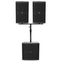 2 Mackie DRM212-P 1600w 12 Passive DJ PA Speakers+Dual Air Assist Mount+18 Sub