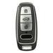 Unique Bargains 1 Pcs TPU 3 Button Keyless Entry Remote Cover Key Fob Cover Fit for Audi A6 Black Silver Tone