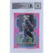 Terrace Marshall Jr. Carolina Panthers Autographed 2021 Panini Prizm Pink #348 Beckett Fanatics Witnessed Authenticated 10 Rookie Card