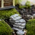 ã€–Yilirongyummã€— Home Decor Garden Stone Miniature Bridge Decor Fairy Home Ornament Bend Stairs Home Decor