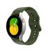 KUNPENG Silicone Strap for Samsung Galaxy Watch 5 44mm 40mm Galaxy Watch 5 Pro 45mm Sport Bracelet Smart Watch Army Green Silicone Strap