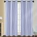 Capreze Darkening Drapes Energy Efficient Windows Curtains Grommet Luxury Blackout Window Curtain Thermal Insulated Thick Solid UV Protection Modern Light Purple 108*160CM