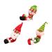 3pcs Christmas Wine Bottle Cover Creative Wine Bottle Decoration Santa Claus Snowman Spirit Winebottle Cover Christmas Dinner Table Ornaments for Home Party Santas Snowman Spirit Style