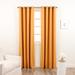 Best Home Fashion, Inc. Solid Grommet Blackout Thermal Curtain Panels Polyester in Yellow | 84 H in | Wayfair GROM-84-SAFFRON