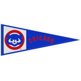 WinCraft Chicago Cubs 13" x 32" Retro Logo Pennant