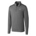 Men's Golf House Collection® Cutter & Buck Heather Gray Shoreline Half-Zip Jacket