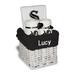 White Chicago Sox Personalized Small Gift Basket