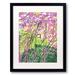 Made & Curated Prospect Park West Seen Through The Park by Evan Sklar - Picture Frame Graphic Art Paper in Black/Green/Pink | Wayfair