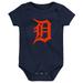 Newborn & Infant Navy Detroit Tigers Primary Team Logo Bodysuit