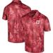 Men's Colosseum Crimson Indiana Hoosiers Palms Team Polo