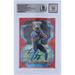 Terrace Marshall Jr. Carolina Panthers Autographed 2021 Panini Prizm Red Ice #348 Beckett Fanatics Witnessed Authenticated 10 Rookie Card