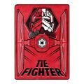 The Northwest Group Star Wars Tie Fighter 46'' x 60'' Silk Touch Throw Blanket