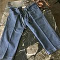Levi's Jeans | Levi Strauss Signature Self Tie Belted Dark Wash Capri Jeans Size 10 | Color: Blue | Size: 10