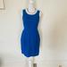 J. Crew Dresses | J Crew Size 2 Blue Dress Back Zipper Cotton Lined Dress | Color: Blue | Size: 2