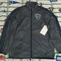 Adidas Jackets & Coats | 2013 Sample Kansas City Sporting Adidas Zip Up Windbreaker Jacket Vintage | Color: Gray | Size: L
