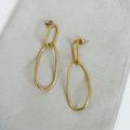 Madewell Jewelry | Madewell Futural Wire Drop Earrings In Vintage Gold | Color: Gold | Size: Os