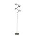 Orren Ellis Fadya 68" LED Tree Floor Lamp Metal in Gray/White | 68.5 H x 17 W x 10 D in | Wayfair E5B6FE8495C64DFC8EF38136E6AB82D4