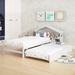 Harper Orchard Chilchinbito Twin Storage Platform Bed in White | 44.5 H x 61.3 W x 92 D in | Wayfair C61DF6193E5A48DEA1E93AD29CC50E16