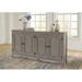 Canora Grey Nethania 68" Wide Sideboard Wood in Brown/Gray | 36 H x 68 W x 16 D in | Wayfair EC9EEAC134CD4EB694689ED5FF4FDED0