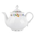 Thun 1794 a.s. Bohemian Porcelain Teapot Wild Flowers Porcelain China/Ceramic in White | Wayfair 220175