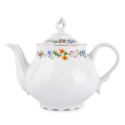 Thun 1794 a.s. Bohemian Porcelain Teapot Wild Flowers Porcelain China/Ceramic in White | Wayfair 220175