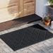 Matterly Waterhog Transit 23 In. X 35 In. Indoor Outdoor Door Mat Synthetics in Black | 35 H x 23 W x 0.37 D in | Wayfair 20937540023