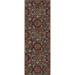 Brown 60 x 20 x 0.01 in Area Rug - Well Woven Kings Court Florence Traditional Floral Flatweave Area Rug Polyester | 60 H x 20 W x 0.01 D in | Wayfair