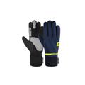 Skihandschuhe REUSCH "Hike & Ride STORMBLOXX" Gr. 10, blau (blau, gelb) Damen Handschuhe Sporthandschuhe