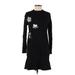 Lily Casual Dress - Sweater Dress: Black Dresses - Women's Size 2X-Small
