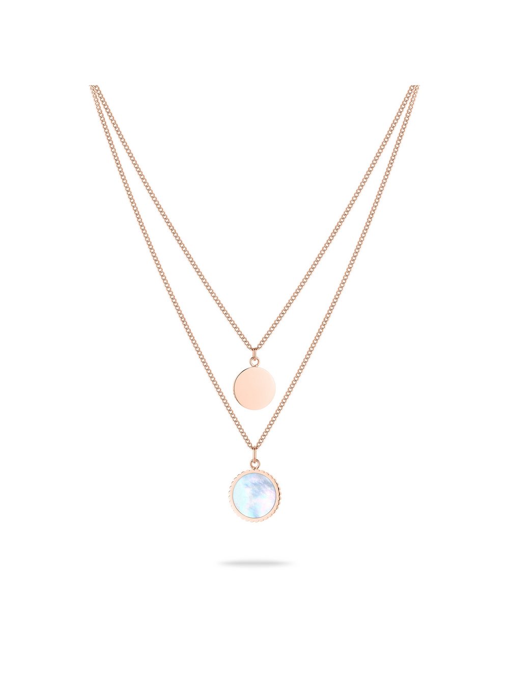 Tamaris Kette Perlmutt Damen roségold, ONE SIZE Image