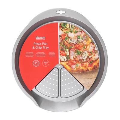 Non-Stick Pizza Pan & Chip Tray 30Cm