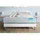 Pack matelas sommier kit 160x200 oreiller couette