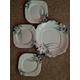 Melbaware plates large cake plate and 3 small side plates