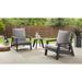 Izabell Set:2 Armchairs, 1 Side Table Outdoor 3pc Seating Group