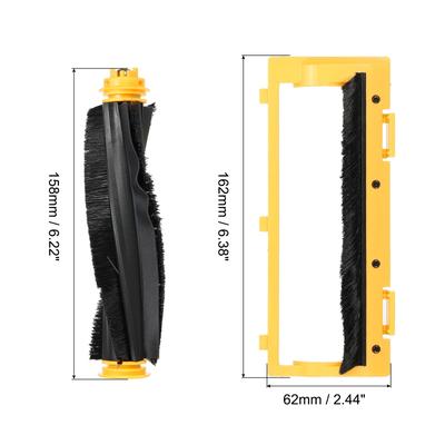 Replacement Accessory Kit Main Brush Cover and Main Brush - Black, Yellow