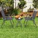 Latitude Run® Round 2 - Person 23.5" Long Bistro Set Glass in Gray | 23.5 W in | Outdoor Furniture | Wayfair 05DFC1B4CCBF40FAA1F1B22D00854E92