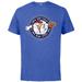 Disney Donald Duck Baseball Pitcher Own the Field Sports â€˜23 - Short Sleeve Cotton T-Shirt for Adults - Customized-Royal Heather