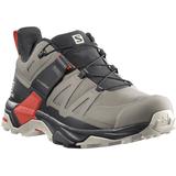 Salomon X Ultra 4 GTX Hiking Shoes Synthetic Men's, Vintage Khaki/Black/Cherry Tomato SKU - 694980