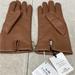 Coach Accessories | Coach New York Brown Cashmere Leather Tech Hand Gloves Size 6.5 | Color: Brown | Size: 6.5