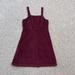 American Eagle Outfitters Dresses | Burgundy Corduroy Dress | Color: Red | Size: Xs