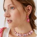 Urban Outfitters Jewelry | Gem Post Earring Urban Outfitters | Color: Pink/Purple | Size: Os