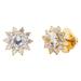 Kate Spade Jewelry | Kate Spade Crystal Clear Sunny Halo Crystal Earrings | Color: Gold | Size: Os