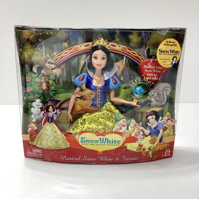 Disney Other | Disney Musical Snow White And Friends Doll And Figures Mattel New In Box 2009 | Color: Blue/White | Size: Os
