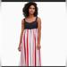 Kate Spade Dresses | Kate Spade Gardenside Stripe Midi Dress | Color: Pink/Red | Size: L