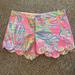 Lilly Pulitzer Shorts | Lilly Pulitzer Buttercup Shorts Size 8 | Color: Blue/Pink | Size: 8