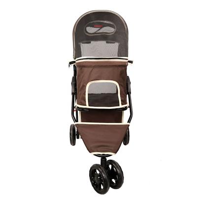 AmorosO Pet Coffee Dog Jogging Stroller, 32" L X 15" W X 7" H