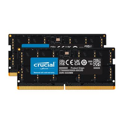 Crucial 32GB Laptop DDR5 5200 MHz SO-DIMM Memory Kit (2 x 16GB) CT2K16G52C42S5