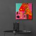 Ivy Bronx Conversations in the Abstract 23 by Downs - Unframed Graphic Art Plastic/Acrylic | 12 H x 12 W x 0.13 D in | Wayfair