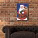 The Holiday Aisle® James Santa by James Wiens - Unframed Painting Plastic/Acrylic | 24 H x 16 W x 0.2 D in | Wayfair